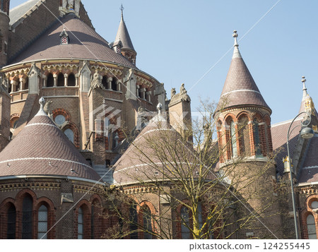 the city of Haarlem in the netherlands 124255445