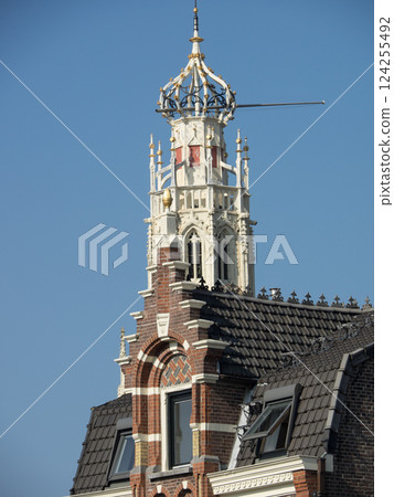 the city of Haarlem in the netherlands the city of Haarlem in the netherlands 124255492