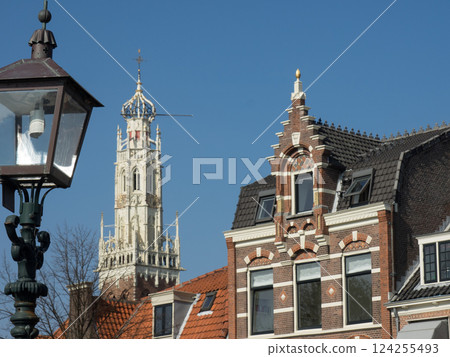 the city of Haarlem in the netherlands the city of Haarlem in the netherlands 124255493