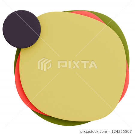 3D background material_Pop frame_Colorful 3D background material_Pop frame_Colorful 124255807
