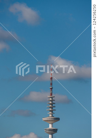 the city of Hamburg at the alster river in germany 124256250