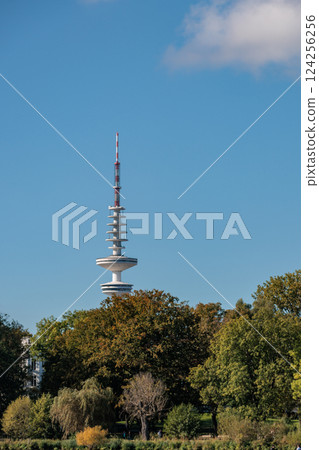 the city of Hamburg at the alster river in germany the city of Hamburg at the alster river in germany 124256256