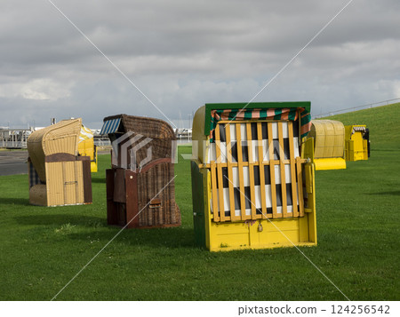 Cuxhaven at the north sea in germany 124256542