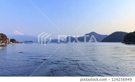 Mount Fuji seen from Suruga Bay 124256949