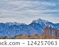Mount Kaikoma covered in snow 124257063