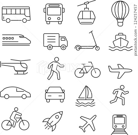 運輸線圖示集 124257457