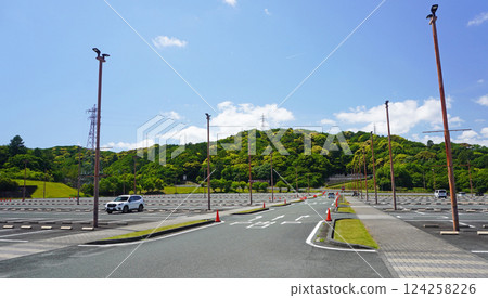 停車場景觀(運動設施停車場) 停車場景觀(運動設施停車場) 124258226