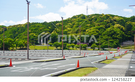 停車場景觀(運動設施停車場) 停車場景觀(運動設施停車場) 124258227