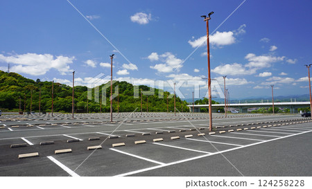 停車場景觀(運動設施停車場) 停車場景觀(運動設施停車場) 124258228