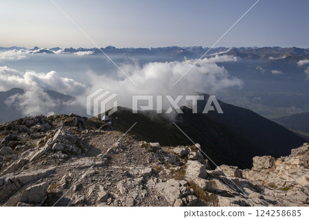 Nordlinger hut on Karwendel Hohenweg, Austria 124258685