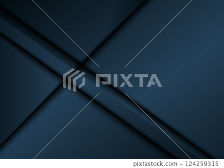 Modern Geometric Blue Overlap. Abstract Vector Design with Dark Blue Color Layers. illustration vector design background Modern Geometric Blue Overlap. Abstract Vector Design with Dark Blue Color Layers. illustration vector design background 124259315