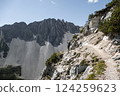 Mountaineer at Karwendel Hohenweg, Austria 124259623
