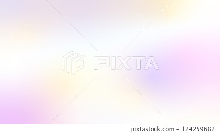 Soft gradient background material (purple, white, yellow) 124259682