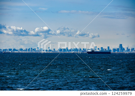 從海螢堡俯瞰東京的建築 124259979