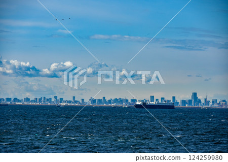 從海螢堡俯瞰東京的建築 124259980