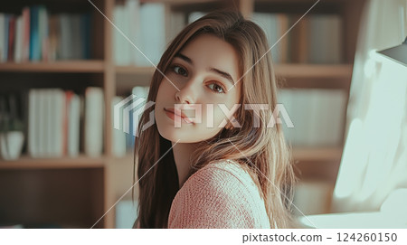 office, woman, portrait 124260150