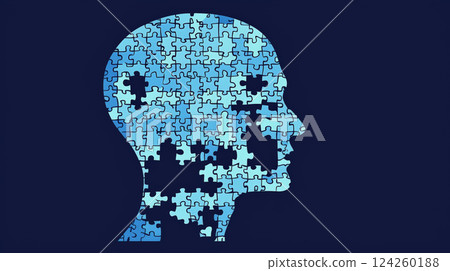 brain, person, puzzle 124260188