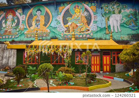 Dali monastery in Darjeeling city, India 124260321