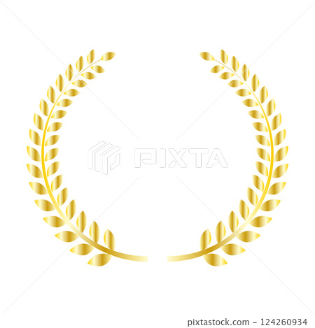 Laurel wreath gold 124260934