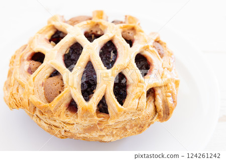 Delicious fruit pie 124261242