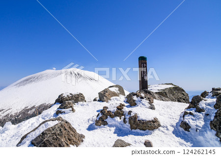 Clear sky, Mt. Kurobanza (Tomi's Head) and Mt. Asama 124262145