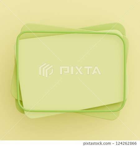 3D背景材料_流行框架_綠色 3D背景材料_流行框架_綠色 124262866
