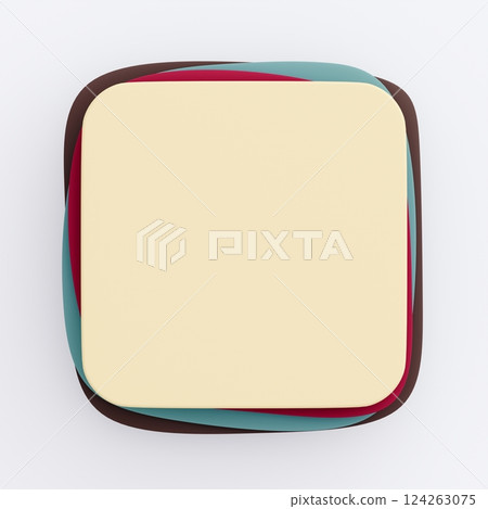 3D background material_Pop frame_Colorful 3D background material_Pop frame_Colorful 124263075