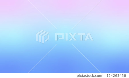 Winter holographic gradient. Pastel Christmas background, modern winter blue gradient vector design. 124263436