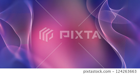 This vibrant abstract background features smooth flowing lines in shades of purple and pink, creating a dynamic and harmonious visual effect that captivates the viewer. This vibrant abstract background features smooth flowing lines in shades of purple and pink, creating a dynamic and harmonious visual effect that captivates the viewer. 124263663