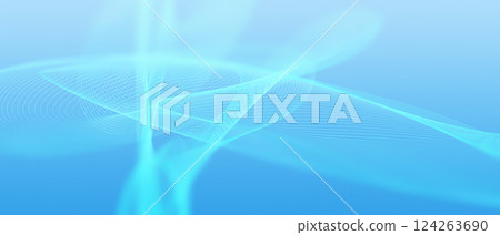 Soft blue hues blend seamlessly in this abstract design, showcasing delicate flowing lines and gentle curves that evoke a sense of calm and creativity. 124263690