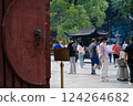 中國寺廟大門 124264682