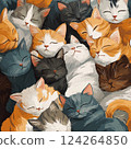 一群貓 124264850