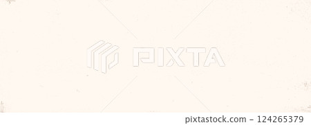 Beige grain paper texture. Rice paper. Neutral tone background with noise and speckles. Pale egg shell wrapping backdrop. Korean grunge bg. Natural creamy canvas. Vector illustration. 124265379