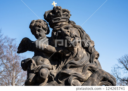 Royal Garden of the Prague Castle, Kralovska Zahrada, an Italian Renaissance garden situated in Prague, Czech Republic 124265741