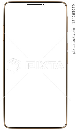 3D material_smartphone_yellow 124265979