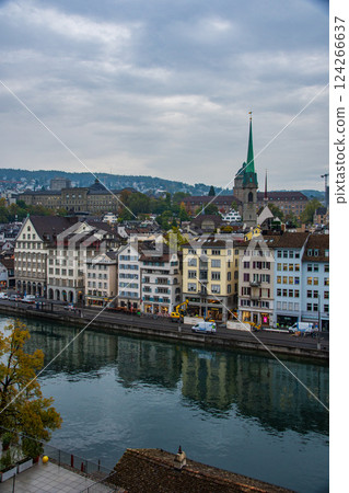 瑞士、歐洲美麗的自然風景與城市景觀 124266637