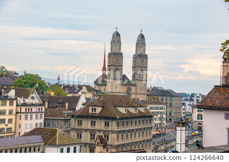 瑞士、歐洲美麗的自然風景與城市景觀 124266640