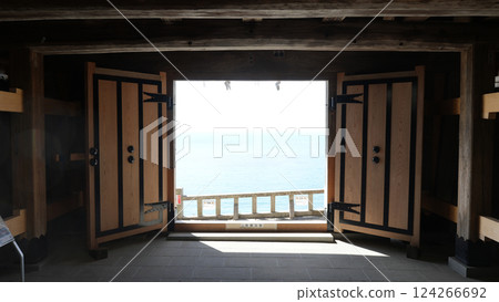 Kunozan Toshogu Shrine_The Pacific Ocean as seen from the shrine office Kunozan Toshogu Shrine_The Pacific Ocean as seen from the shrine office 124266692