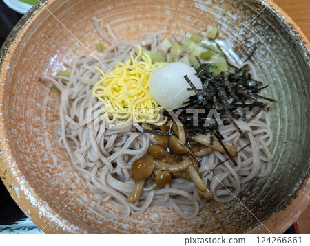 Delicious Japanese soba 124266861