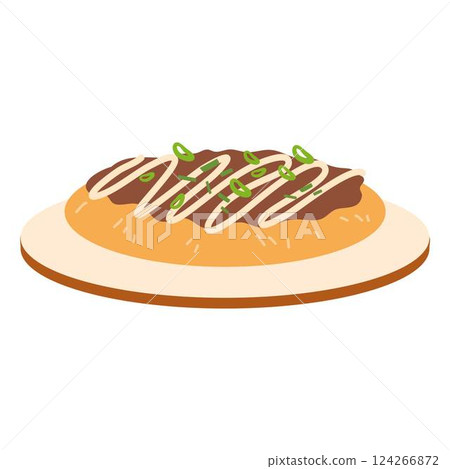 Japanese food, Okonomiyaki, Japanese-style pancakes 124266872