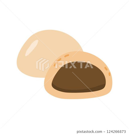 Japanese traditional summer sweet kudzu manju mizu manju 124266873