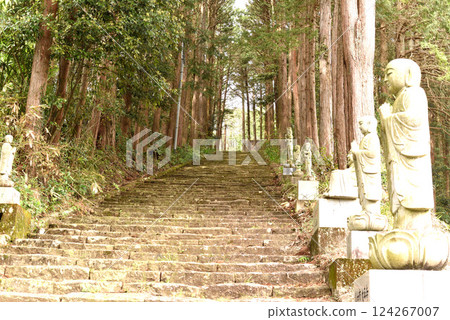 Chokozan Shotaji Temple stone steps 124267007