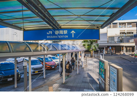 靜岡市(靜岡縣)正在興建中的JR靜岡站南口 靜岡市(靜岡縣)正在興建中的JR靜岡站南口 124268099
