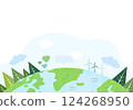 Image illustration of the earth 124268950