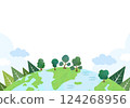 Earth background 124268956
