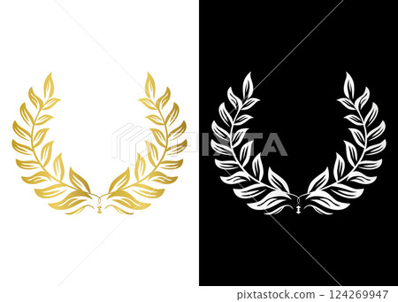 Laurel, laurel wreath, awards and recognition, laurel icon 22 Laurel, laurel wreath, awards and recognition, laurel icon 22 124269947