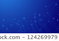Digital Data Flow Vector Background. Big Data Technology Lines. 5G Wireless Data Transmission. Information Flow in Virtual Reality Cyberspace. Vector Illustration. 124269979