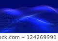 Cyber Big Data Flow Particles Bokeh. Digital Neural Network. Digital Communication. Science Technology Presentation Vector. Concept of AI Artificial Intelligence Technology Machine Deep Learning 124269991