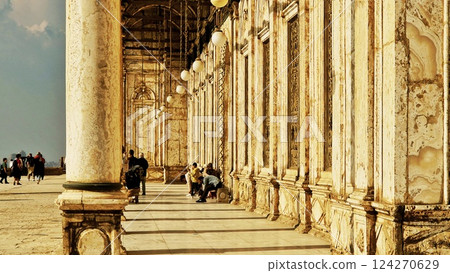 Cairo, Egypt. The Citadel of Cairo. Citadel of Saladin in Cairo, Egypt.  Muhammad Ali Mosque 124270629