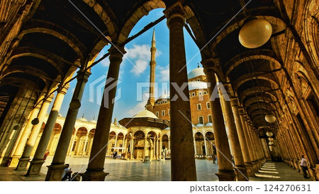 Cairo, Egypt. The Citadel of Cairo. Citadel of Saladin in Cairo, Egypt. Muhammad Ali Mosque Cairo, Egypt. The Citadel of Cairo. Citadel of Saladin in Cairo, Egypt. Muhammad Ali Mosque 124270631